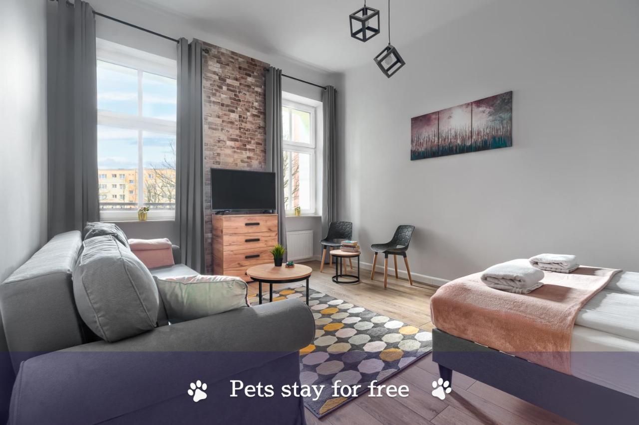 什切青Margi Eos Apartament Large & Balcony公寓 外观 照片